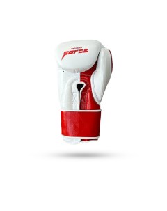Боксерские перчатки Impulse бело красные 16 oz Infinite force