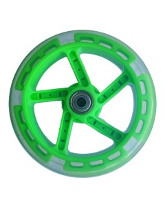Светящееся колесо для самоката 145FL 30 мм зеленый Sportsbaby