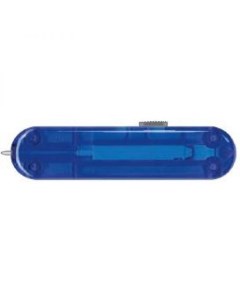 Накладка задняя для ножей 58 мм пластиковая полупрозрачная синяя Victorinox
