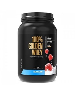 Протеин 100 Golden Whey 908 г strawberry cream Maxler