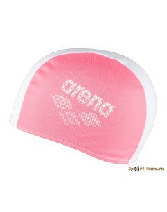 Шапочка для плавания POLYESTER II JR 002468 910 neon pink white Arena