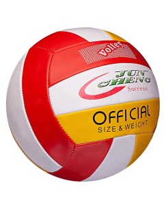 Мяч Junfa волейбольный PVC 23 см бело желто красный Junfa toys