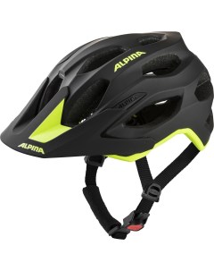 Велошлем 2022 Carapax 2 0 Black Neon Yellow Matt См 52 57 Alpina