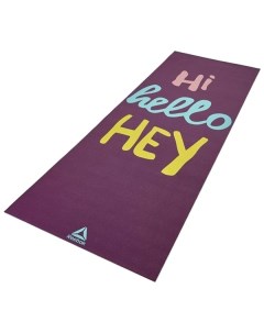 Коврик для йоги Yoga Mat Crosses Hi violet 173 см 4 мм Reebok