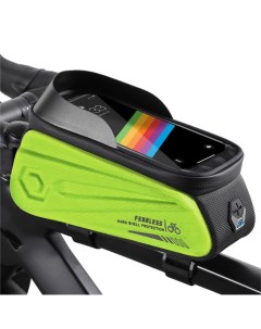 Велосипедная сумка для телефона с доступом к сенсору до 7 дюймов ярко зеленая West biking