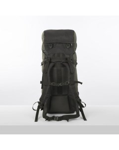 Рюкзак туристический Taif 80 л отдел на шнурке наружный карман 2 боковые сетки олива Nobrand