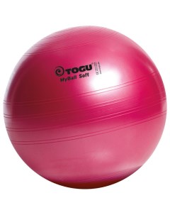 Гимнастический мяч My Ball Soft 65 см красный перламатровый Togu