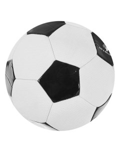 Футбольный мяч PVC 4 white black Sima-land