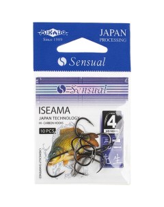 Крючки SENSUAL ISEAMA 1 BN с лопаткой 10 шт Mikado