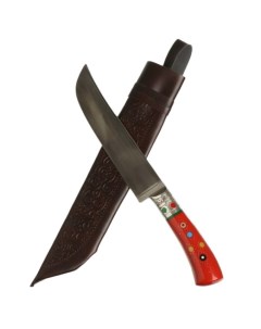 Нож Пчак Шархон Большой эбонит сухма гарда мельхиор ШХ 15 17 19 см Шафран