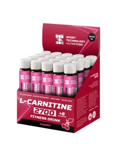 20 ампул L карнитин 2700 плюс витамин С вишня Sport technology nutrition