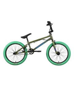 Экстремальный велосипед Madness BMX 2 год 2023 цвет Зеленый Голубой Stark