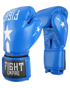 Боксерские перчатки 4153926 синие 12 унций Fight empire