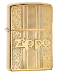 Бензиновая зажигалка and Pattern Design High Polish Brass Zippo