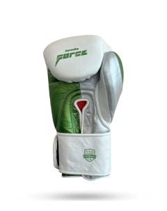 Боксерские перчатки Energy бело зеленые 16 oz Infinite force