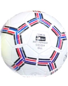 Мяч футбольный PVC 260 г 1 слой размер 5 MIBALON белый синий красный Nobrand