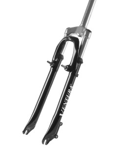 Вилка амортизационная велосипедная стальная 29х1 1 8 шток 240 85мм резьба пружинно элас Ventura