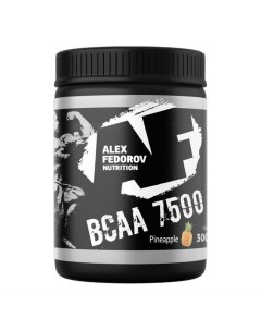 BCAA 7500 вкус Ананаса порошок 300г Alex fedorov nutrition