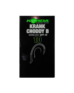 Рыболовные крючки Krank Choddy Barbless 10 10 шт Korda