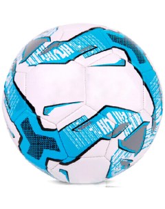 Мяч футбольный PVC 260 г 1 слой размер 5 MIBALON белый голубой Nobrand