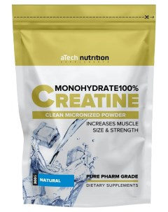 Креатин Creatine Monohydrate 100 300 г neutral Atech nutrition