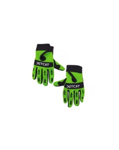 Перчатки Pro M Длинные пальцы зелёные чёрные Jetcat
