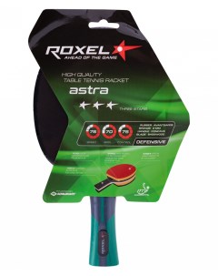 Ракетка для настольного тенниса 3 Astra коническая 1 шт Roxel