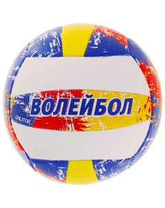 Волейбольный мяч Aсе 5 blue white yellow red Onlitop