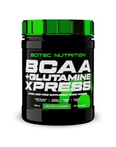 Комплекс аминокислот BCAA Glutamine Xpress 300 г мохито Scitec nutrition