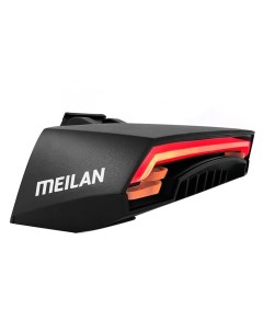 Велосипедный задний ультраяркий фонарь X5 с поворотниками и пультом управления Meilan