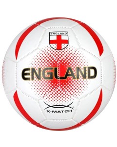 Футбольный мяч 56476 5 white red X-match
