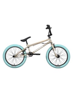 Велосипед Madness BMX 3 2023 серебристый фиолетовый коричневый 9 Stark