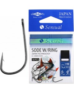 Рыболовные крючки Sensual Sode W Ring 16 10 шт Mikado
