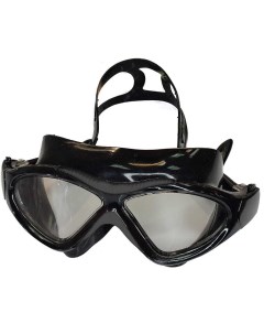 E36873 8 Очки маска для плавания взрослая черные Milinda
