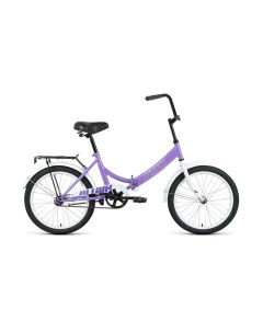 Велосипед City 20 2022 14 фиолетовый серебристый Altair