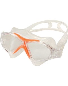 E36873 4 Очки маска для плавания взрослая оранжевые Milinda