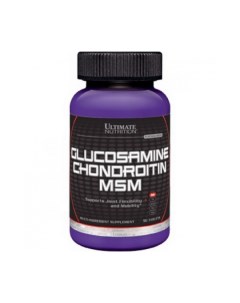 Глюкозамин хондроитин MSM 90 табл Ultimate nutrition