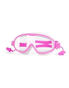 Очки полумаска для плавания детские с берушами силикон роз Z600 Atemi