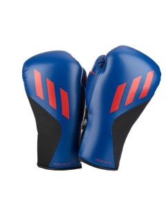 Перчатки боксерские Speed Tilt 150 сине черные вес 12 унций Adidas