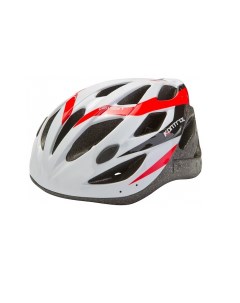 Шлем защитный MV23 out mold бело красный арт 600026 600026 Nobrand