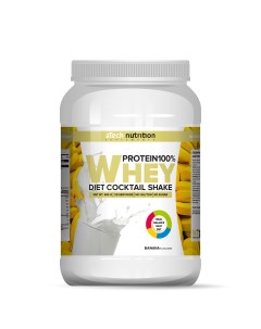 Протеин Whey Protein 100 840 гр банан Atech nutrition