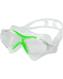 E36873 6 Очки маска для плавания взрослая зеленые Milinda