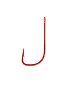 Крючок одинарный для рыбалки Sode ringed 4 Red Higashi