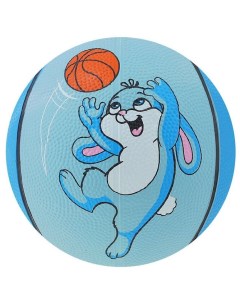 Баскетбольный мяч Заяц 3 голубой Onlitop