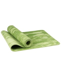 Коврик для йоги волны с размытием light green 183 см 8 мм Sangh