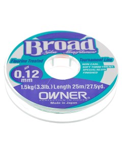Леска Broad 25 m 0 12 mm Owner