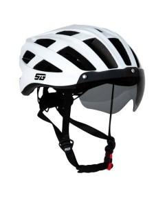 Шлем TS 33 с визором и фонарём белый M Stg