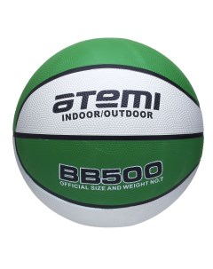 Баскетбольный мяч BB500 7 зеленый белый Atemi
