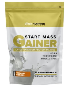 Гейнер Gainer Start Mass 1000 г печенье крем Atech nutrition
