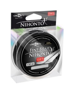Леска плетеная Nihonto Fine Braid 0 3 мм 100 м 29 6 кг black Mikado